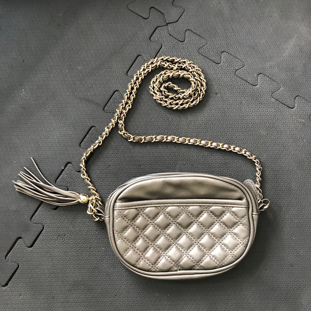 Poppie Jones Gunmetal Gray Crossbody Purse